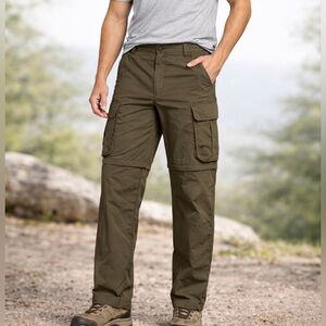 Field & Stream Hybrid Zip Off Cargo Pants Small NWT Convertible Hiking